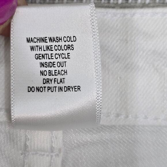 Marvel Graphic Print Shorts Juniors 13 White Stretch Denim Pockets Hulk Iron Man - Picture 4 of 12